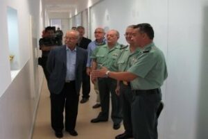 Visita en las dependencias de la Guardia Civil en la Estación Marítima del Puerto