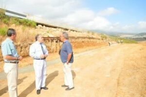 Empiezan las obras de la carretera de Botafuegos