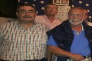 Los andalucistas con los vecinos de Pelayo en su velada