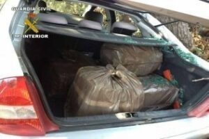 Intervenidos 160 kilos de hachís en la zona de La Ballenera