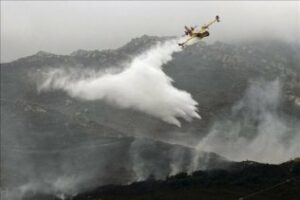 Riesgo por incendios "extremo" o "muy alto" en gran parte de la comunidad autónoma andaluza