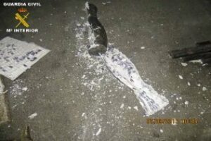 Detenido con 4,5 kg de hachis en escondido en escayolas