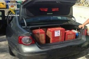 Intervienen en un control en la autovía A7 más de 15.000 euros en tabaco