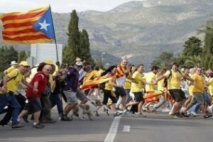 Falange Española de las JONS en Cádiz "no acepta el estado catalán"