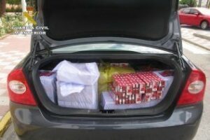 La Guardia Civil interviene 8425 cajetillas de tabaco de contrabando