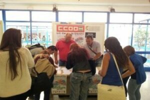 CCOO lleva al Campus Universitario la consulta ciudadana por la Educación