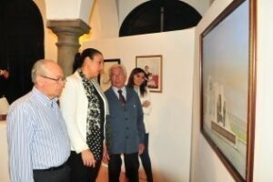 Inaugurada en la sala Café Piñero" la exposición de pintura y escultura de José Guerra