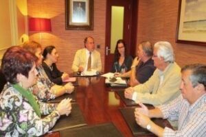 Landaluce recibió a los responsables de Mayor.net