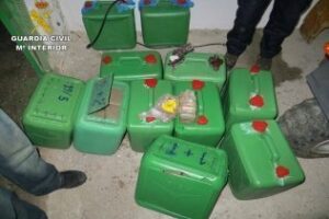 Detenidas dos personas con más de media tonelada de hachís