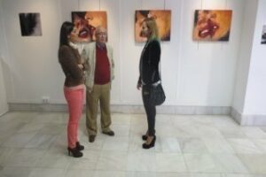 Cardoso inaugura en la sala Espacio joven" la exposición de la artista algecireña Noemie Clemente