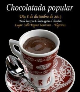 El domingo Chocolatada Popular en el centro