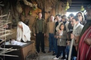 El belén viviente de Pelayo abre sus puertas