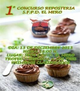 1er concurso de repostería organizado por la Sociedad El Mero
