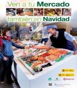 La Cámara se une nuevamente a la campaña para promocionar los Mercados Municipales durante la Navidad