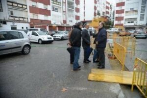 Las obras que se ejecutan en la Plaza del Querer marchan a buen ritmo