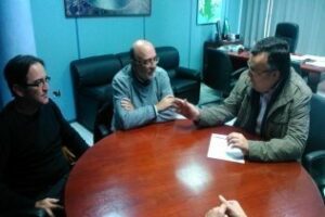 Trabajadores de Nueva Generadora del Sur muestran al Subdelegado de la Junta la preocupación por su futuro