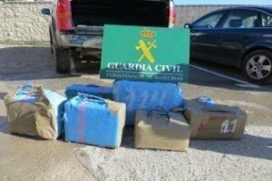La Guardia Civil interviene 1.400 kilos de hachís