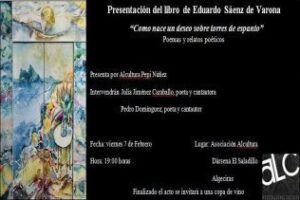 Saénz de Varona presenta su poemario en Alcultura