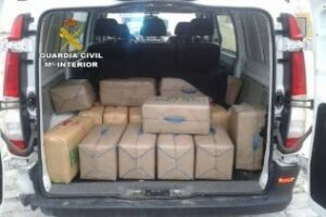 La Guardia Civil interviene 779 kilos de hachís