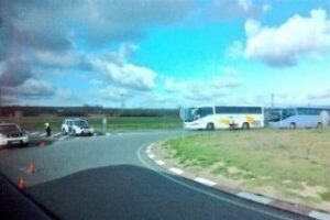 Denuncian que la Guardia Civil retiene 100 autobuses en accesos a Madrid