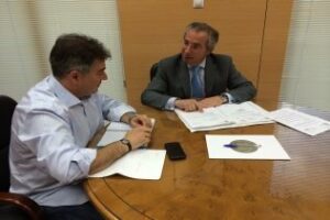El subdelegado se reúne con el nuevo secretario provincial del sindicato UGT