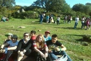 Alumnos del Ventura Morón realizan actividades didácticas en la Garganta de Capitán