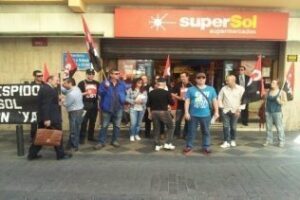 CGT convoca para los días 16 y 19 de Abril concentraciones en las puertas de Supersol en todas las provincias andaluzas