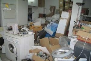 La Guardia Civil localiza un centro no autorizado de recogida de electrodomésticos