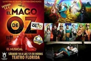 El sábado llega al Teatro Florida el mundo de fantasía de El mago de Oz"