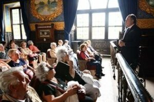 Una asociación madrileña de viaje en Algeciras