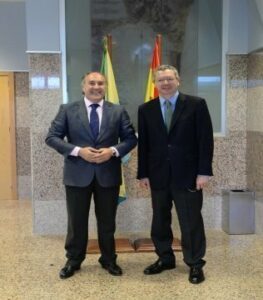 Landaluce repasa con el ministro Gallardón las bases del programa electoral en materia de Justicia