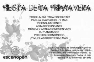 Escenopán prepara la celebración de una fiesta de primavera en el centro hípico Botafegos