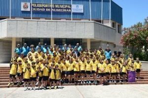 Rodríguez Ros despide al conjunto algecireño participante en los Juegos del Estrecho