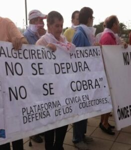 La Plataforma de los colectores convocará una manifestación en apoyo a los vecinos de El Acebuchal y El Rinconcillo