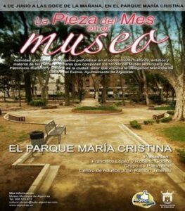 El parque María Cristina se convertirá mañana en La pieza del mes" del Museo Municipal