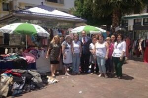 Landaluce respalda la labor solidaria que realiza Cáritas Parroquial del Saladillo