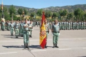 Jura de Bandera de Personal Civil en la Avenida de las Fuerzas Armadas en Algeciras
