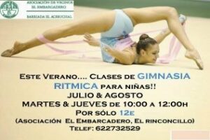 Clases de gimnasia rítmica en el ACEBUCHAL