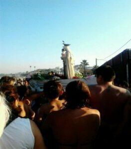 Se recomienda acceder peatonalmente para la Procesión Virgen del Carmen