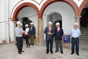 Loaiza y Landaluce visitan en Algeciras las obras del Museo de Arqueología e Historia del Estrecho