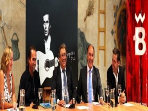 Presentación del I Simposio Paco de Lucía, Fuente y caudal" de la Bienal de Flamenco de Sevilla