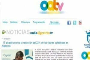 El PA demanda un trato equitativo en la web municipal de Onda Algeciras TV
