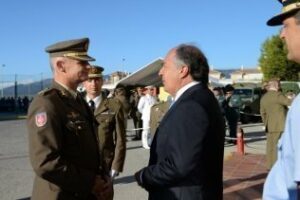 Relevo de mando en el batallón de Algeciras del Regimiento de Guerra Electrónica