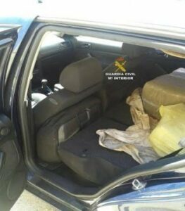 La Guardia Civil interviene 108 kilos de hachís