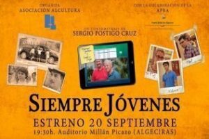 Sergio Postigo estrena "Siempre jóvenes" en Algeciras y adelanta su trailer