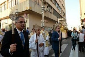 Nuestra Señora de Europa procesiona por las calles de la ciudad