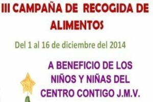 III Campaña de recogida de alimentos "Ayúdanos a ayudar"