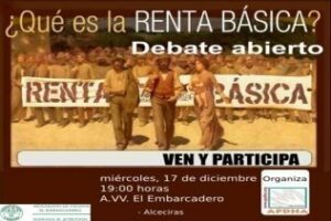 ¿Qué es la Renta Básica? Debate abierto, el próximo 17 en Algeciras