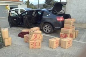 La Guardia Civil interviene 630 kilos de hachís