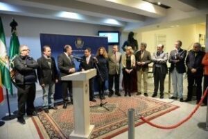 Inauguración de la exposición Fuente y Caudal" en San Fernando